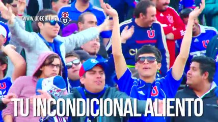 El llamado de Universidad de Chile a su hinchada en este clásico