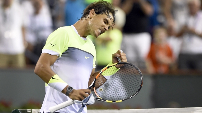 Rafael Nadal avanzó con solidez en Indian Wells