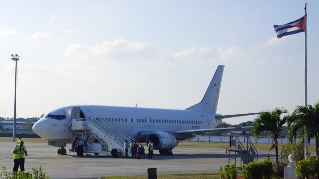 Cuba y EE.UU. retoman vuelo chárter directo entre La Habana y Nueva York