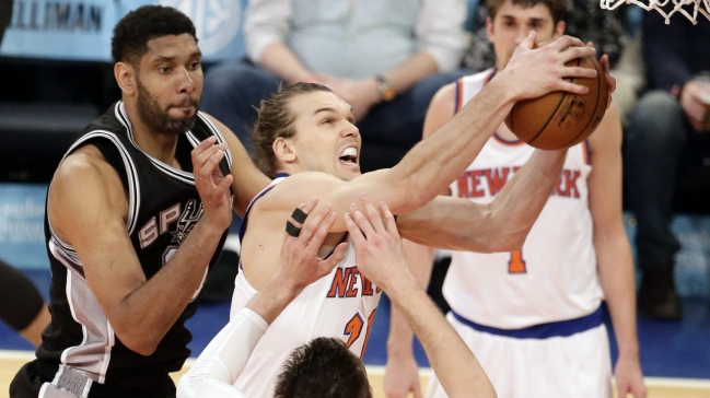 Los Knicks sorprendieron a San Antonio en el Madison
