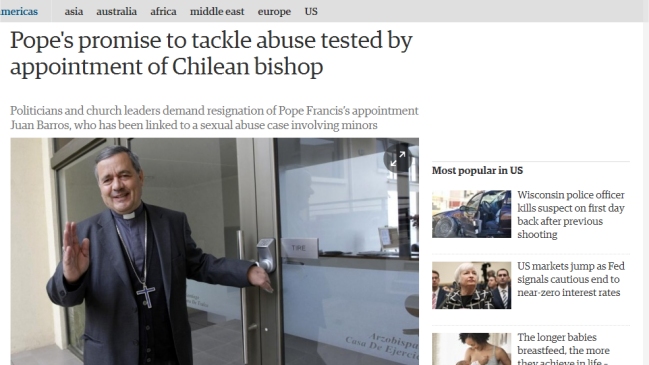 The Guardian: Designación de Juan Barros 