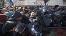 Policía detuvo a 350 personas en protestas ante nueva sede del BCE en Fráncfort
