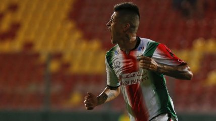 El tanto de Jason Silva en la igualdad de Palestino con Montevideo Wanderers