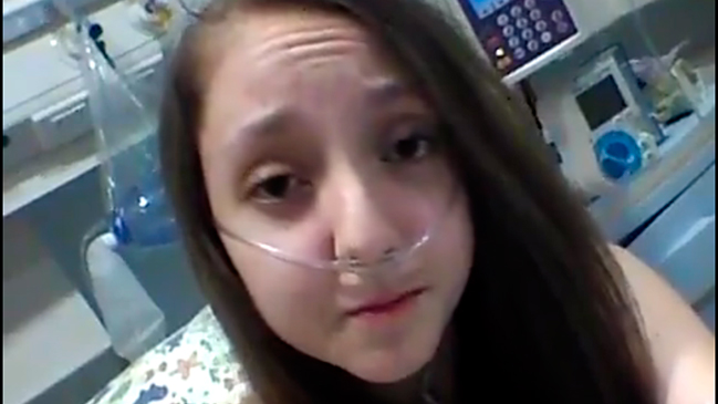 Niña que pidió eutanasia a la Presidenta cambió de opinión