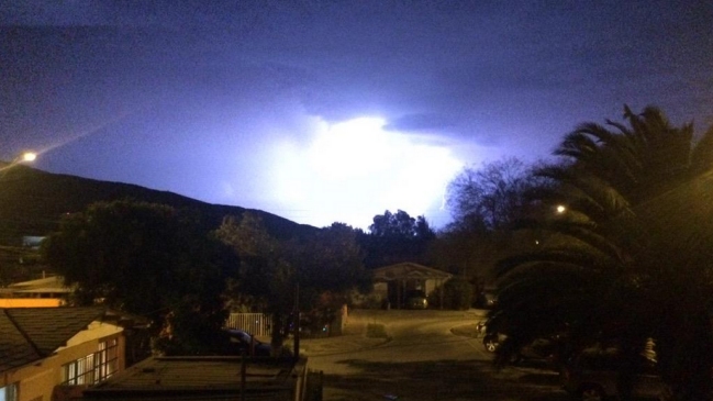 Tormenta y granizos sorprendieron a los habitantes de Atacama
