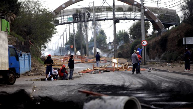 Pescadores de Coronel protestaron en contra de Ley de Pesca