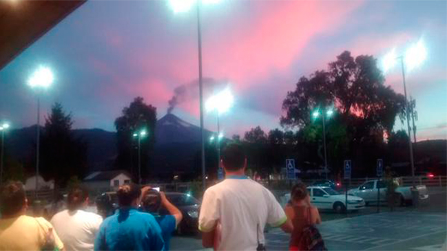 Sernageomin informó cambio de escenario para el volcán Villarrica