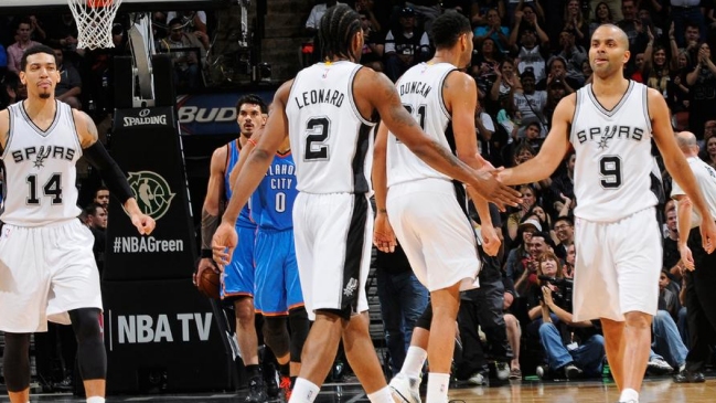 San Antonio Spurs detuvo racha ganadora de Oklahoma City Thunder