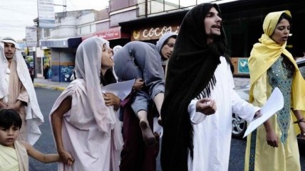   Procesión previa a la Semana Santa en Costa Rica 