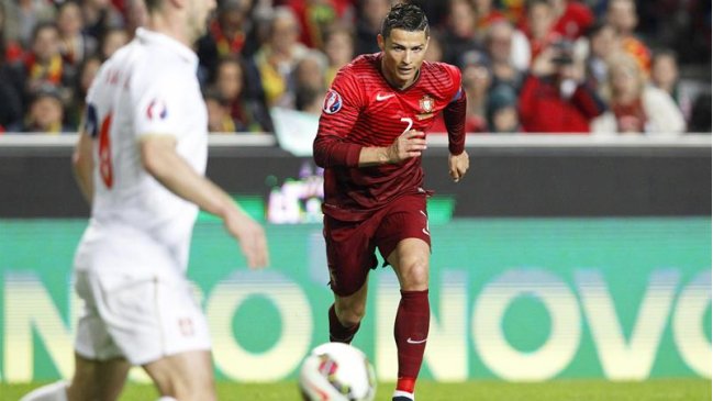 Portugal sufrió para vencer a Serbia en las clasificatorias a la Eurocopa