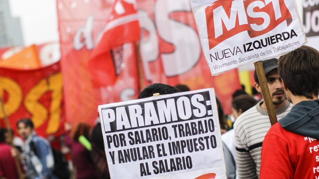 Gobierno de Cristina Fernández afronta nuevo paro general