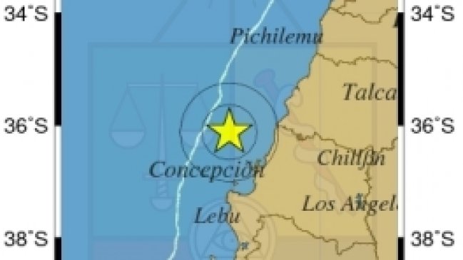 Sismo de magnitud 4,9 Richter afectó a las regiones de Maule y Biobío
