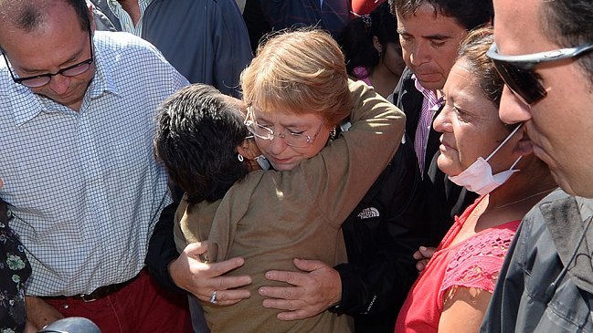 Bachelet anuncia barrios de emergencia y nuevas viviendas para allegados