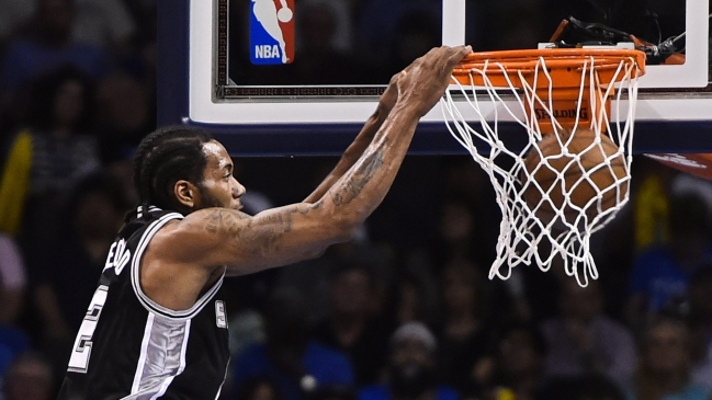 San Antonio sacó del octavo puesto del Oeste a Oklahoma City