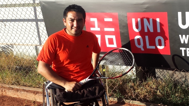 Francisco Cayulef venció a Yoann Quillou y avanzó en el Abierto Chileno de Tenis en Silla de Ruedas