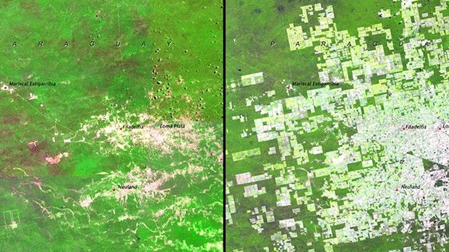 El antes y el después: La huella del hombre en la Tierra vista desde el espacio