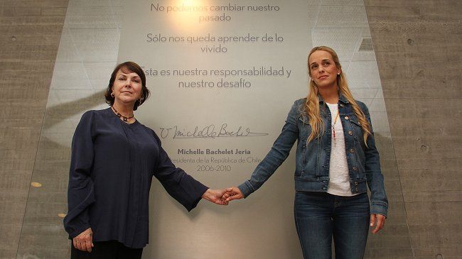 Esposas de opositores venezolanos multiplican actividades e insisten con Bachelet