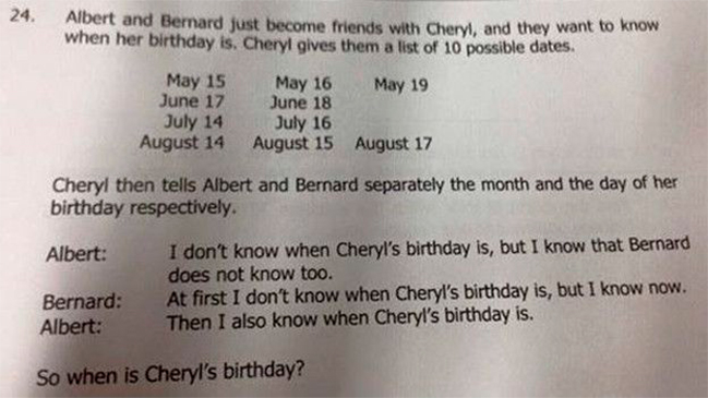 ¿Puedes resolver el problema matemático del que todo el mundo está hablando?