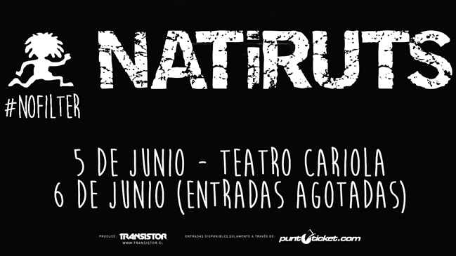 Por éxito de ventas, Natiruts agenda segunda fecha en Chile