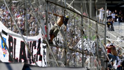 Los graves incidentes en el Estadio Monumental