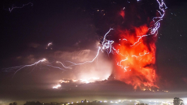 Nuevo evento eruptivo en volcán Calbuco