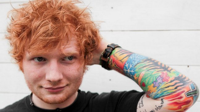 Ed Sheeran ya está en Chile y alista su debut de esta noche