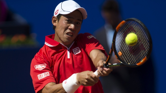 Kei Nishikori repitió su clara victoria sobre Santiago Giraldo en Barcelona