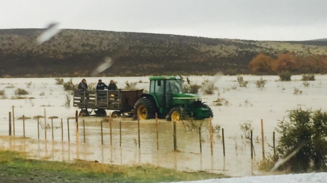 Lluvias en Torres del Paine: Varios afectados por crecida de río de Las Chinas