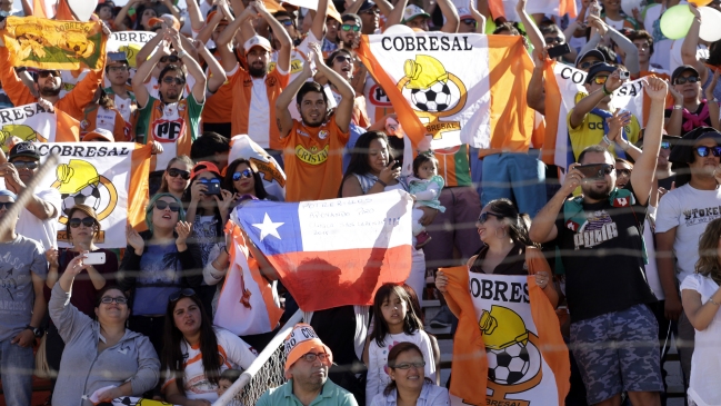 Cobresal celebrará el título este lunes con caravana entre Diego de Almagro y Chañaral