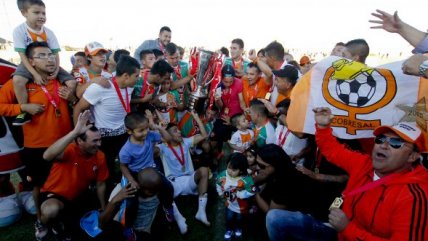 Los festejos de Cobresal, flamante campeón del Torneo de Clausura