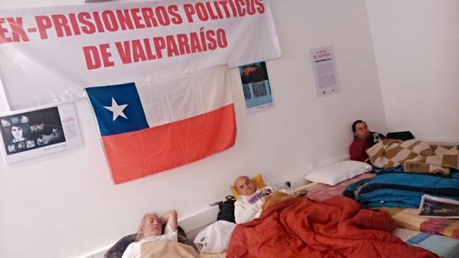 Ex presos políticos de Valparaíso iniciaron huelga seca