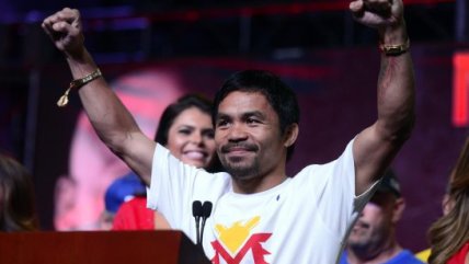 Manny Pacquiao realizó evento promocional de su esperado combate contra Mayweather
