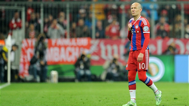 Arjen Robben se perderá el resto de temporada por nueva lesión