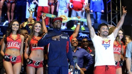 Otra mirada al pesaje de Floyd Mayweather y Manny Pacquiao