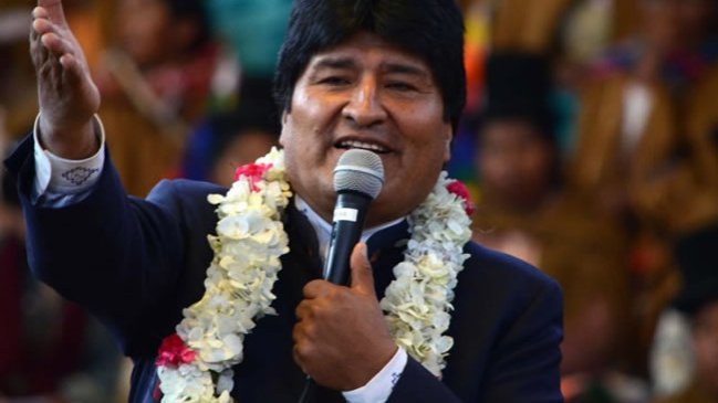 Evo Morales acusó a prensa chilena en La Paz de ser 