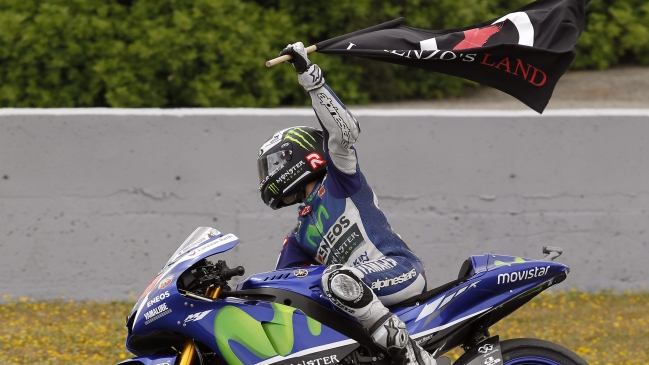 Jorge Lorenzo ganó en España y subió al tercer lugar del campeonato de MotoGP