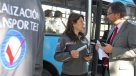 Autoridades fiscalizaron estado de los buses del Transantiago
