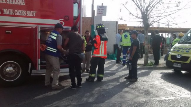 Grave accidente al interior de construcción dejó un trabajador fallecido en La Serena