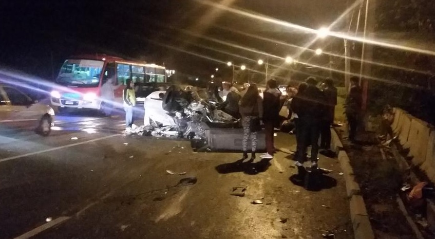 Dos fallecidos por accidente de tránsito en Viña del Mar