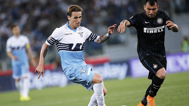 Inter de Milán y Gary Medel derrotaron a Lazio en Roma