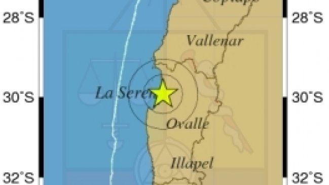 Temblor de mediana intensidad afectó a las regiones de Atacama y Coquimbo