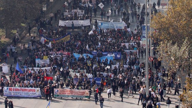 Marcha nacional por la educación se realizó en distintas ciudades del país