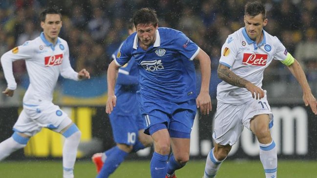 Dnipro superó a Napoli en Ucrania y jugará la final de la Europa League