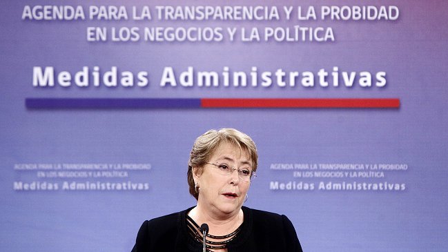 Michelle Bachelet destacó avances de la agenda de transparencia y probidad