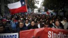 Medio millar de trabajadores de Brinks y Prosegur marcharon en Santiago