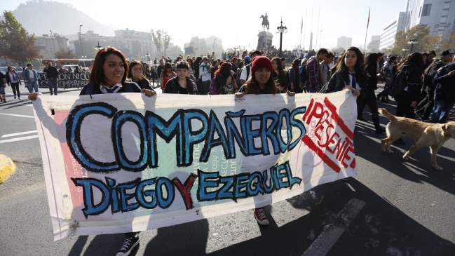 Marcha en Valparaíso recordará a estudiantes asesinados