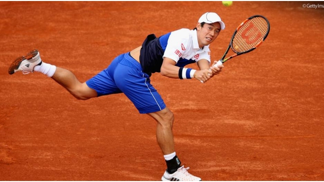 Kei Nishikori avanzó en Roland Garros al vencer a Paul Henri Mathieu