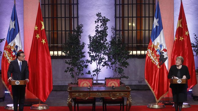 Presidenta Bachelet se reunió con el primer ministro de China