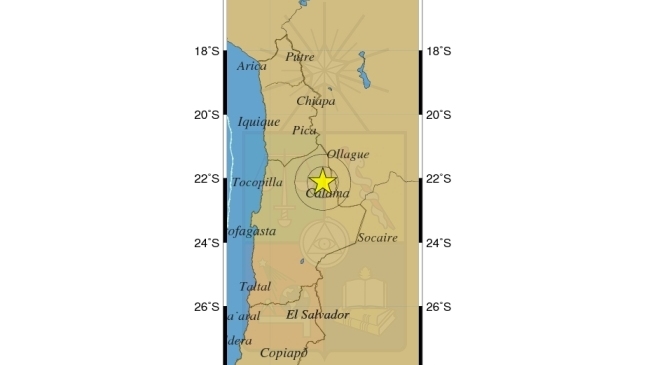 Sismo de menor intensidad se registró en Tarapacá y Antofagasta