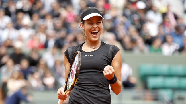 Ana Ivanovic avanzó a los cuartos de final en Roland Garros